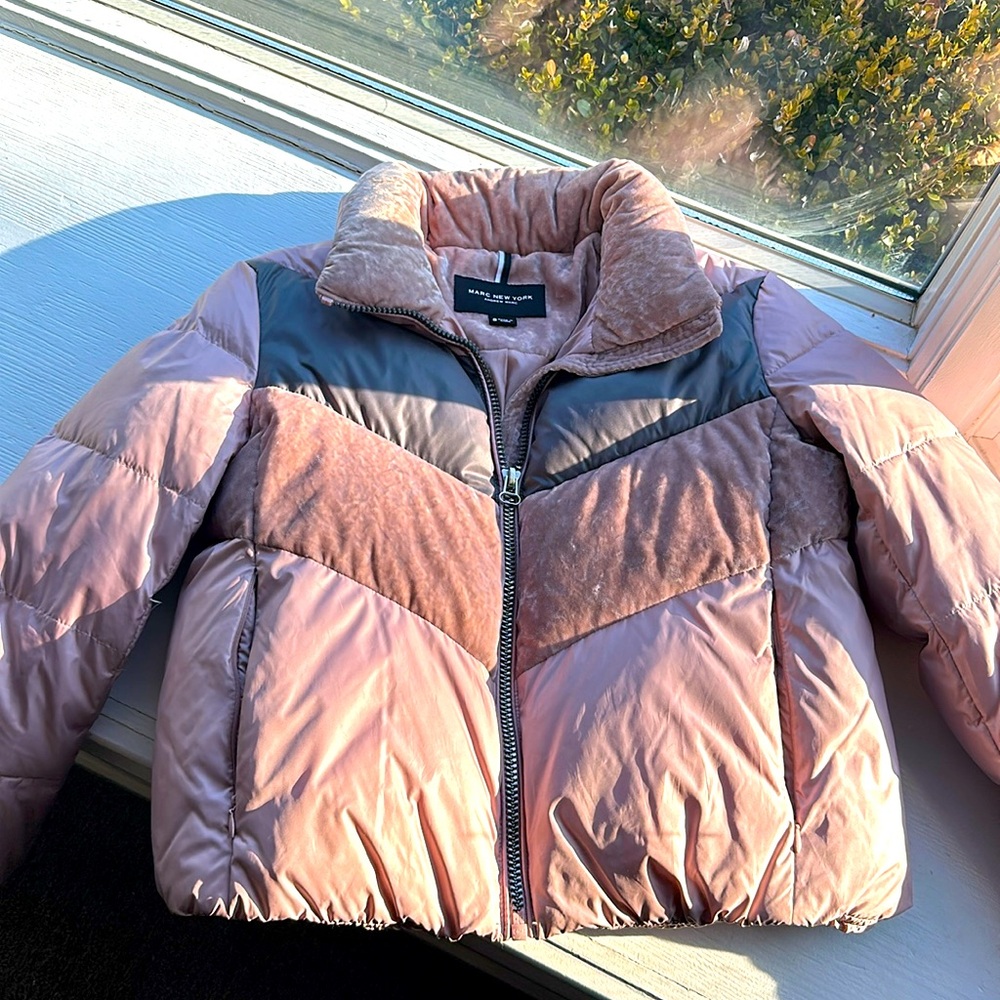 MARC New York Light pink down puffer jacket!